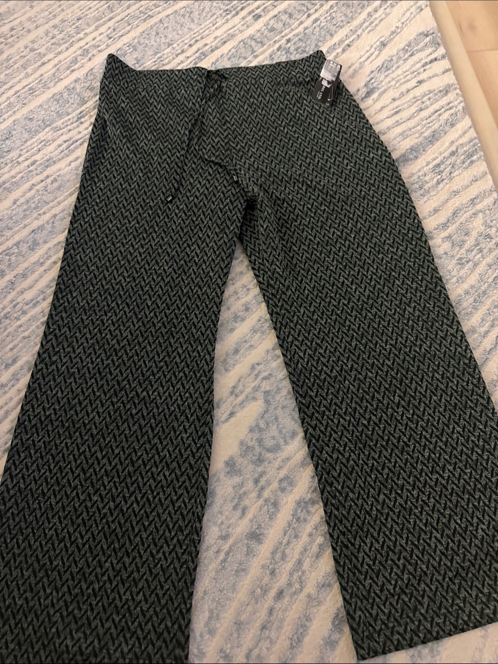 NWT Soho Apparel Green/Black Drawstring Pants Sizes L & XL